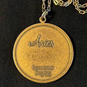 Beaucoup Aries Zodiac Pendant